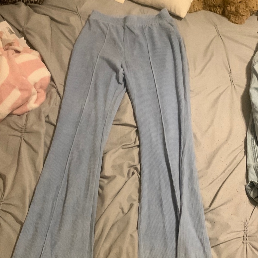 Aerie flared light blue pants